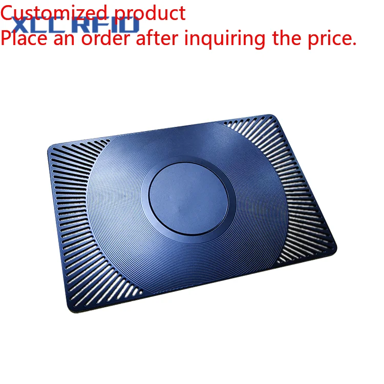 

Customized product Customized RFID Metal Business Cards NFC Interface PVC Waterproof Chip Blank Cards"