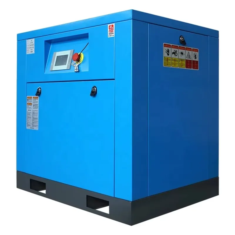 Screw air compressor, high-pressure air compressor, variable frequency large industrial-grade screw compressor with 7.5/15/22kW