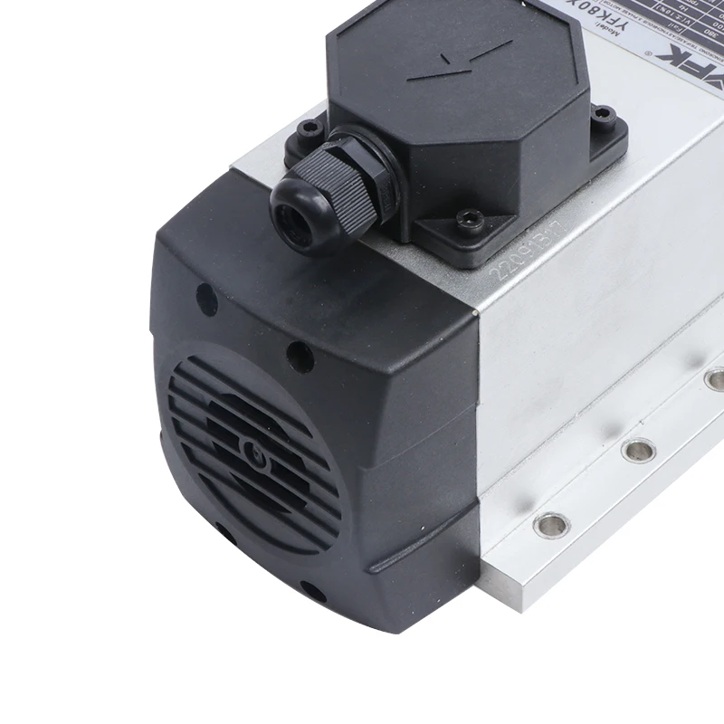 CNC Engraving Machine Accessories Set 2.2KW square Apindle Motor with Flange Plus Inverter