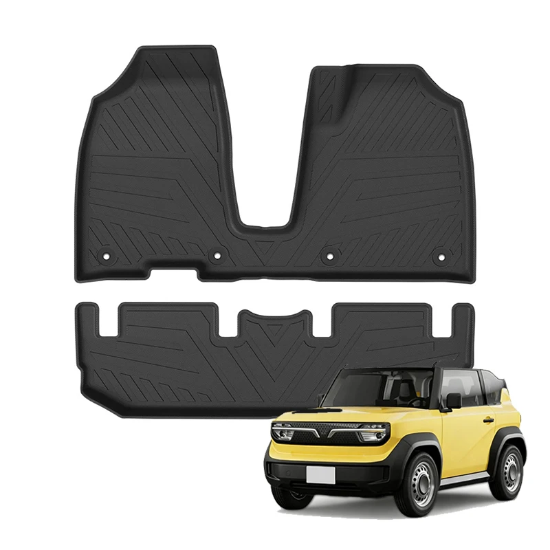 Car Trunk Mat For Vinfast VF3 2025-2026 TPE Floor Mats RHD All Weather Anti-Slip Rear Trunk Cargo Liner Anti Dirty Pads