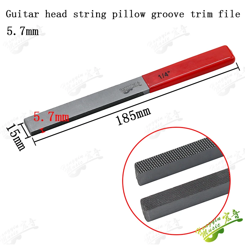 Guitar pillow grinding file block string pillow slotted file Square saw file block making repair tools