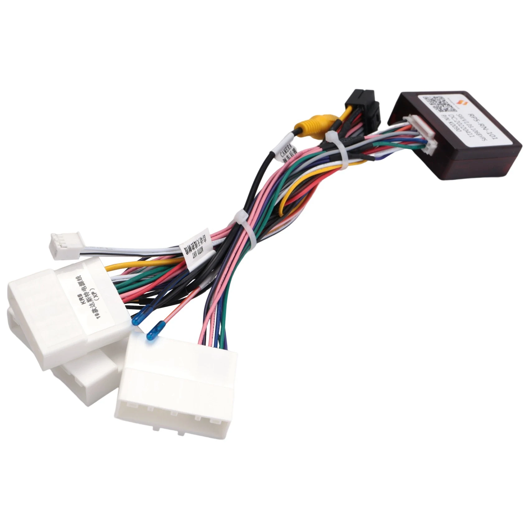 Car Android Stereo 16PIN Power Wiring Harness Cable Adapter with CANbus Box for Duster /Arkana