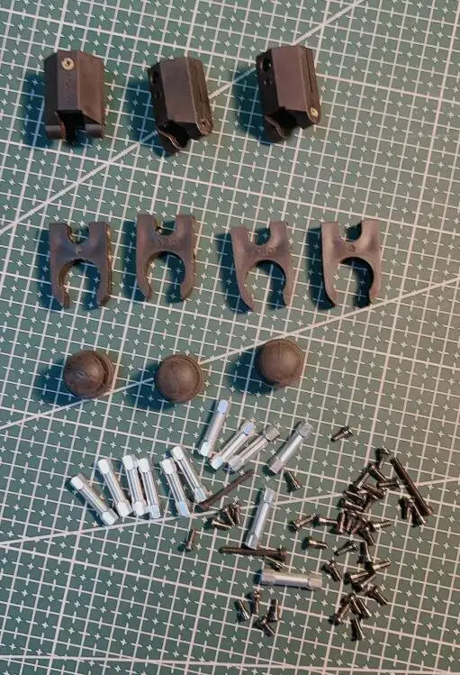 Arm Clamps, Vibration Damping Balls, Aluminum Standoffs, Screws Pack​ For FY680 TL68B01 6 axis 650 680 Car Carbon Frame