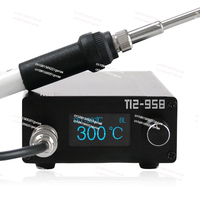 T12-958 Mini Intelligent Constant Temperature Soldering Station STM32 OLED Digital Adjustable Solder Iron Portable Welding Tool