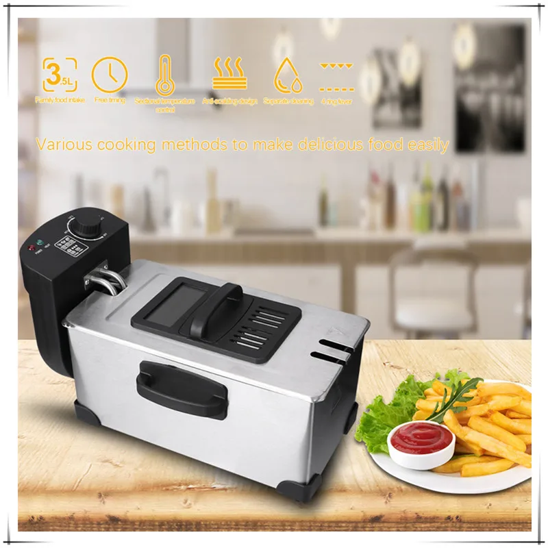 Small electric Commercial French fries deep fryer