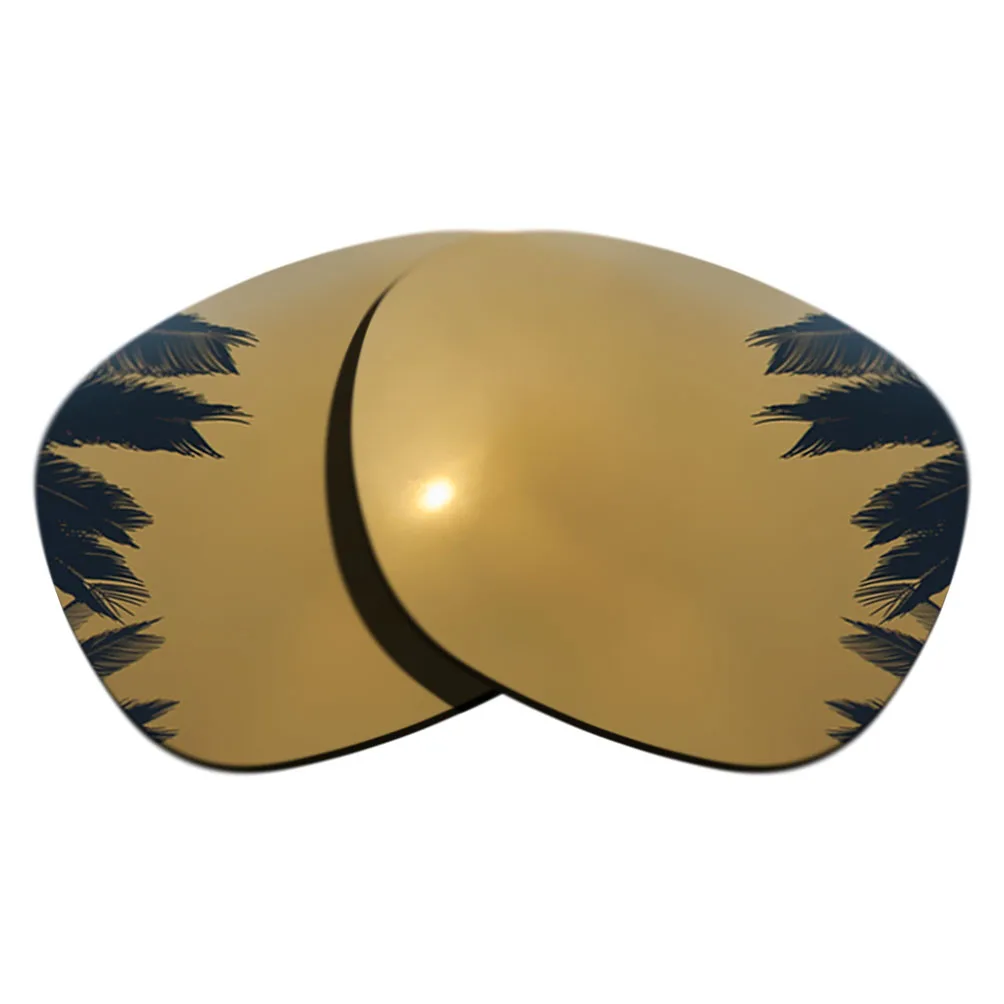 Bronze Gold Mirrored Polarized Replacement Lenses for Electric Knoxville XL Sunglasses Frame 100% UVA & UVB