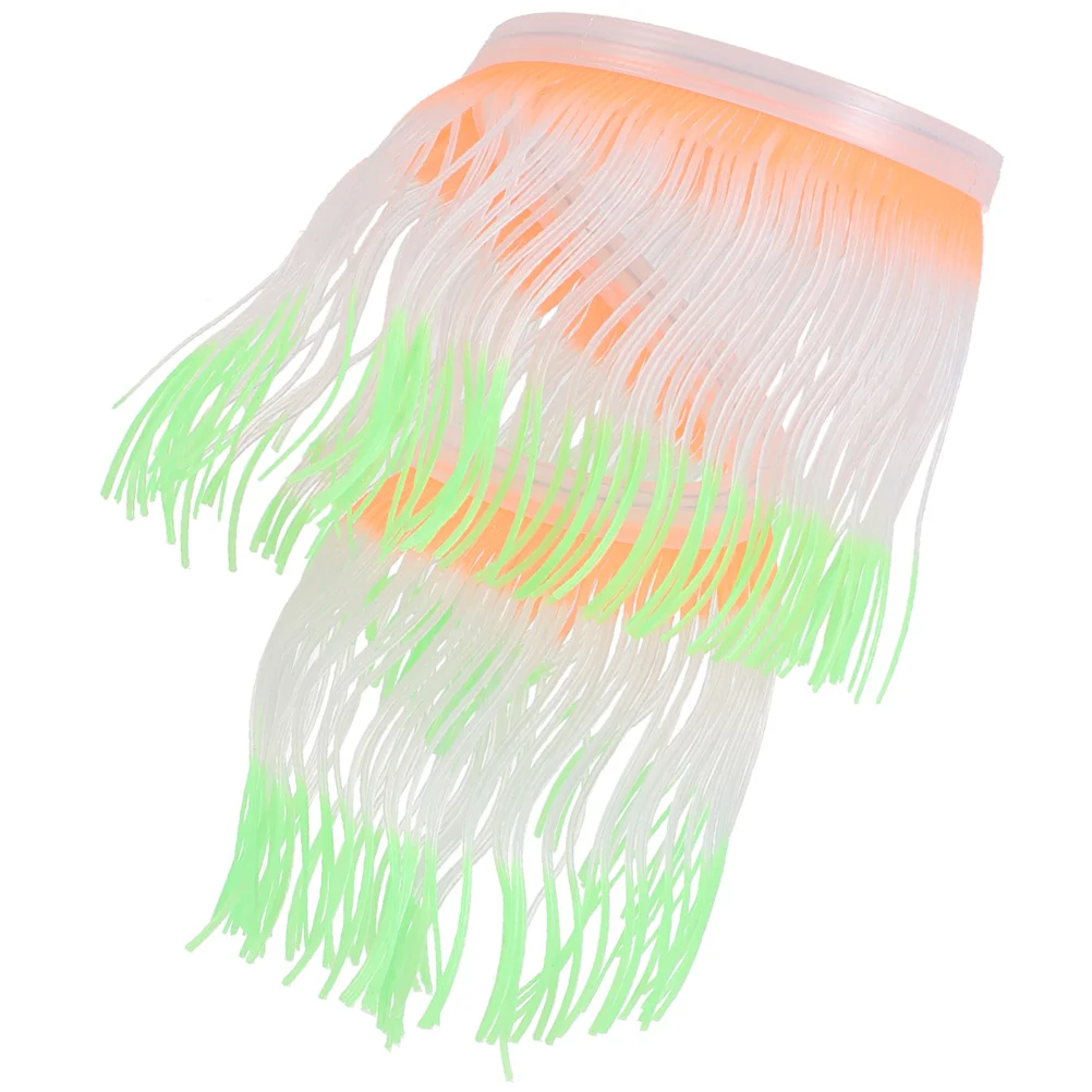 

Glowing Artificial Decoration Silicone Supplies Reef Adornment Landscape Decor Accessories Aquarium Decoration Desktop Compact