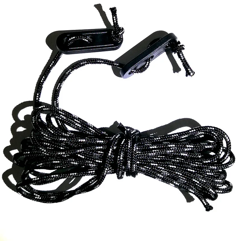 

2PCS Caravan Tent Wind Ropes for Camping Accessories Black Motorhome Camper Tent Wind Rope