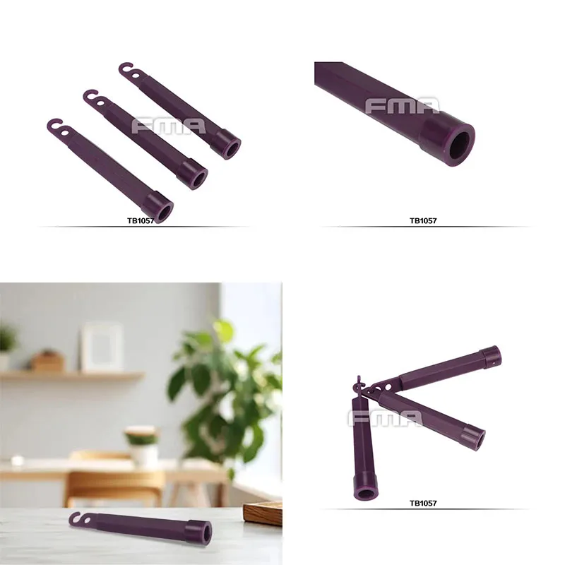 FMA Simulation Lightstick 3 piezas - Ayuda de entrenamiento de supervivencia no funcional para chaleco táctico y ejercicios al aire libre, material PP