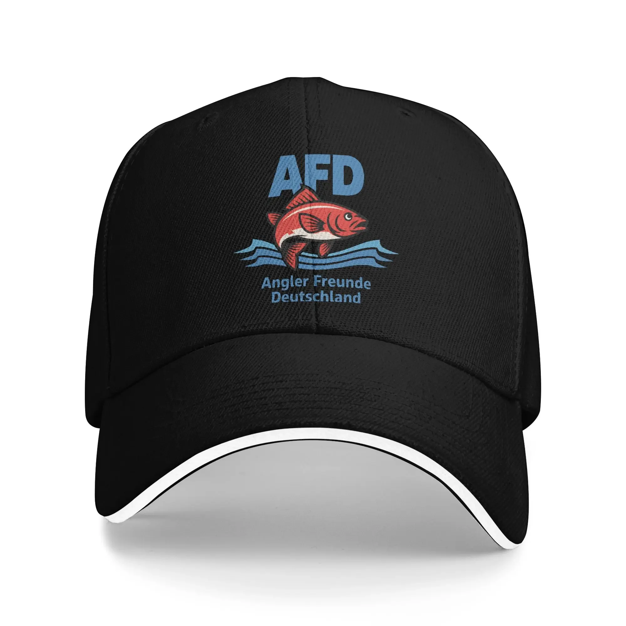 AFD, Angler Friends, Alice Weidel Baseball Cap Street Style Hip Hop Hats Summer Couple Women Tennis Skate Snapback Cap