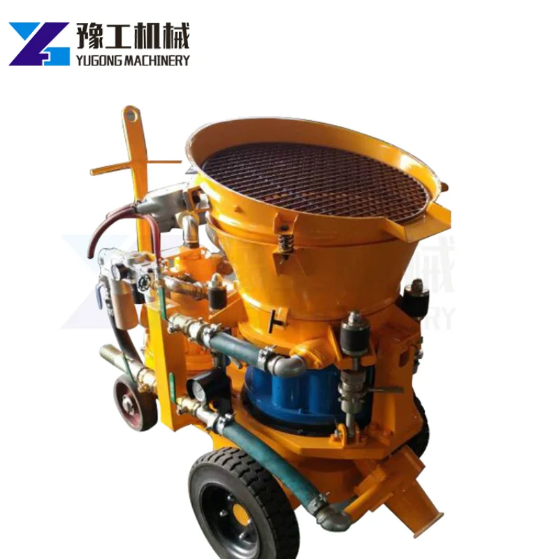 Import Cost-effective Dry Shotcrete Spray Concrete Gunite Machine Explosion-proof Wet Plaster Swimming Pool Shotcrete for Sale