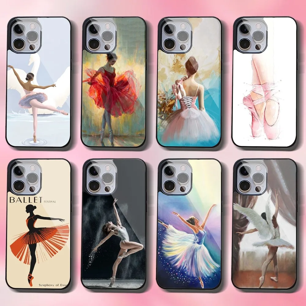 Ballerina Dance Ballet Phone Case For IPhone 16 15 14 13 Pro Max 11 12 Mini Alex Mirror For Magsafe Wireless Charging Cover