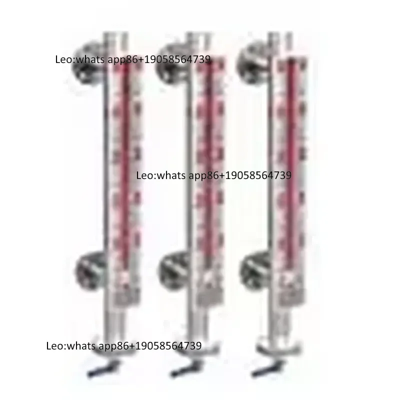Plastic pp Remote Stainless Steel Float Level Switch Magnetic Flap Glass tank Level Gauge