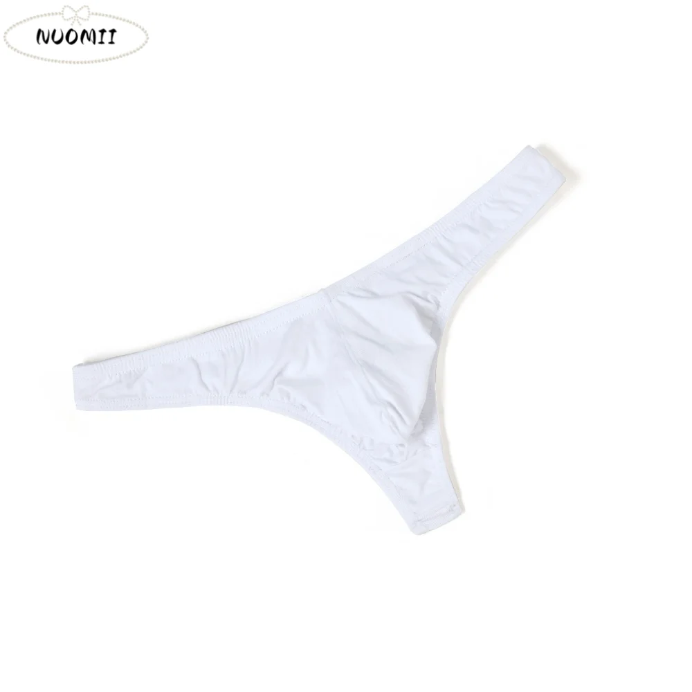 

Прозрачные трусы-стринги из ледяного шелка большого размера, мужское нижнее белье, ультратонкие сетчатые трусы с низкой посадкой для мужчин