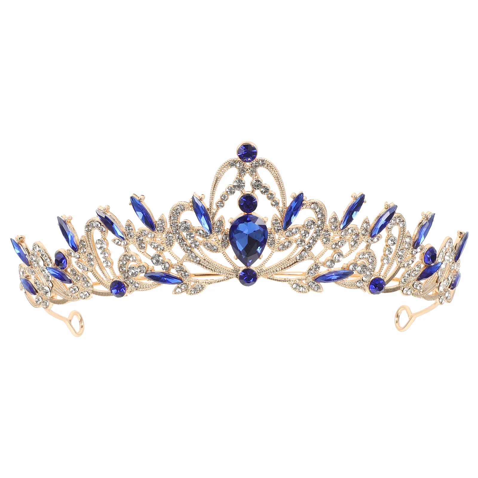 Elegancka tiara ślubna z cyrkoniami, korona, opaska na głowę, dodatek dla panien młodych, tiary ślubne dla kobiet, korony i tiary.