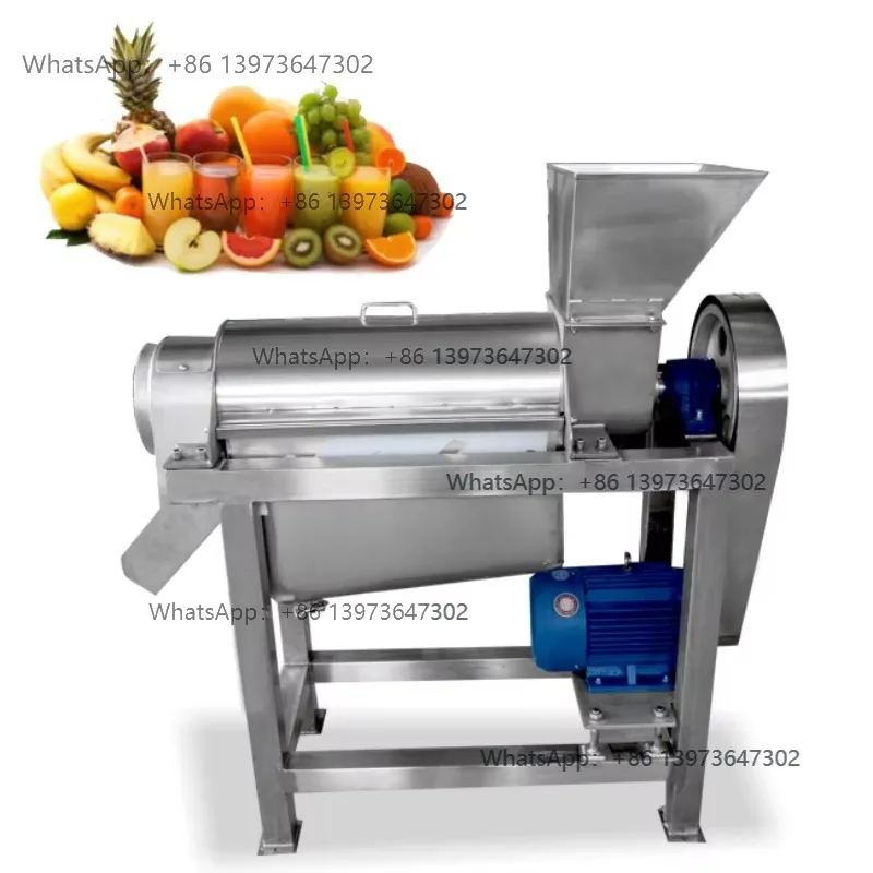Automatic Carrot Cold Press Commercial Fruit Vegetable Orange Sugarcane Juicer Extractor Machine Spiral Juicer Machine