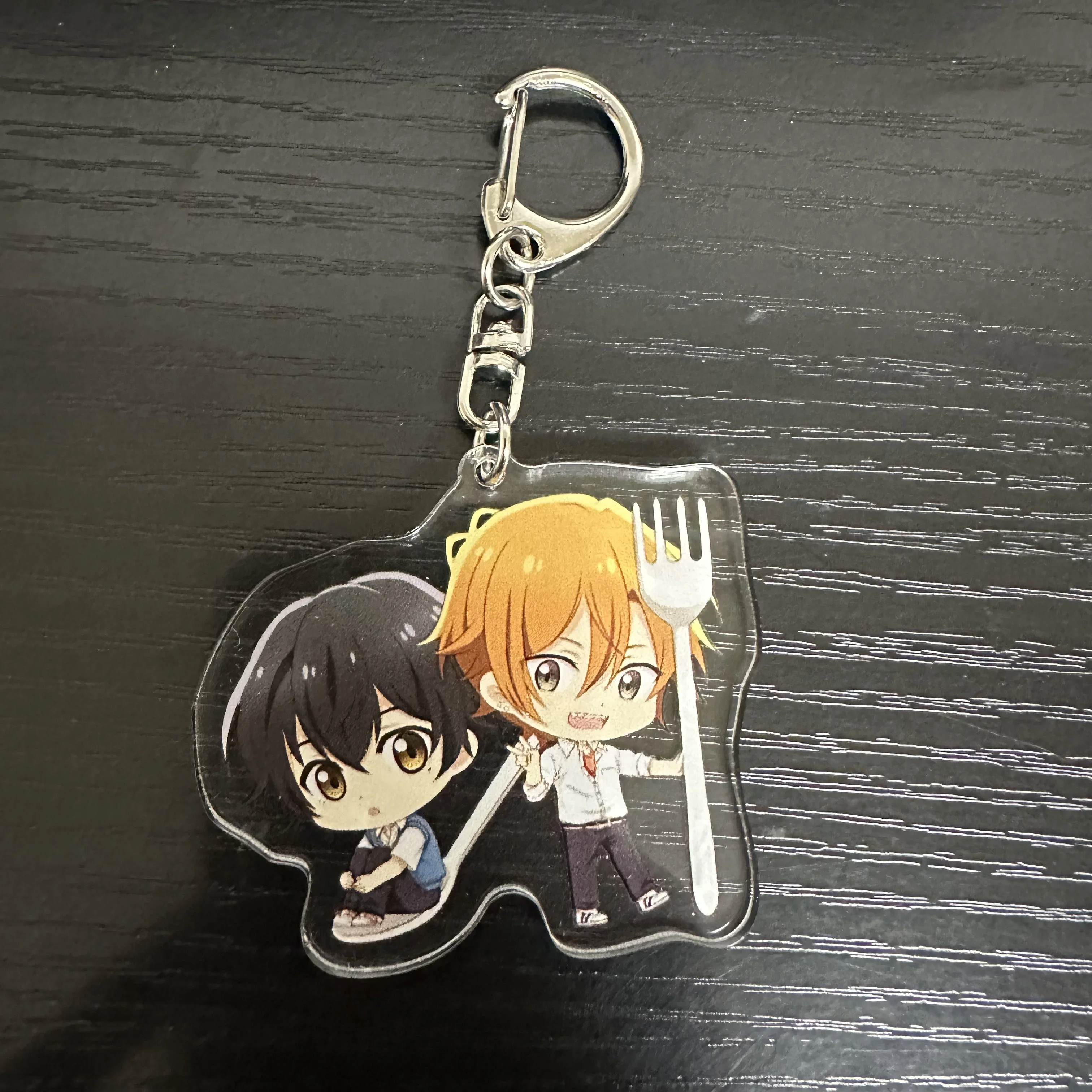 6CM Anime Sasaki and Miyano Figure SASAKI SYUUMEI MIYANO YOSHIKAZU Cosplay Acrylic Keychains Bag Accessories Fans Christmas Gift