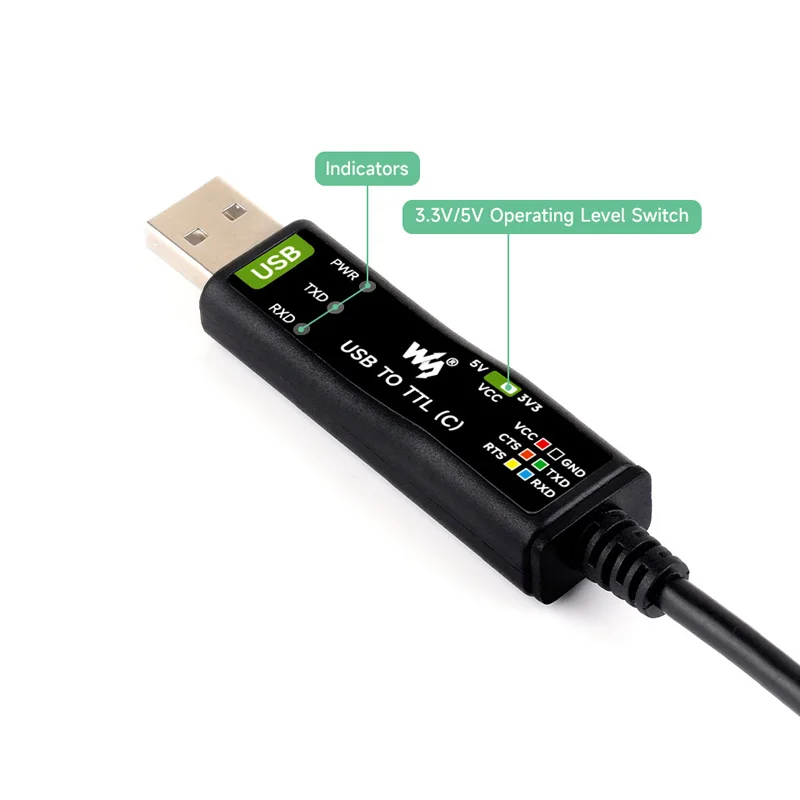 Cable Industrial USB a TTL Serial FT232RNL Industrial UART Can