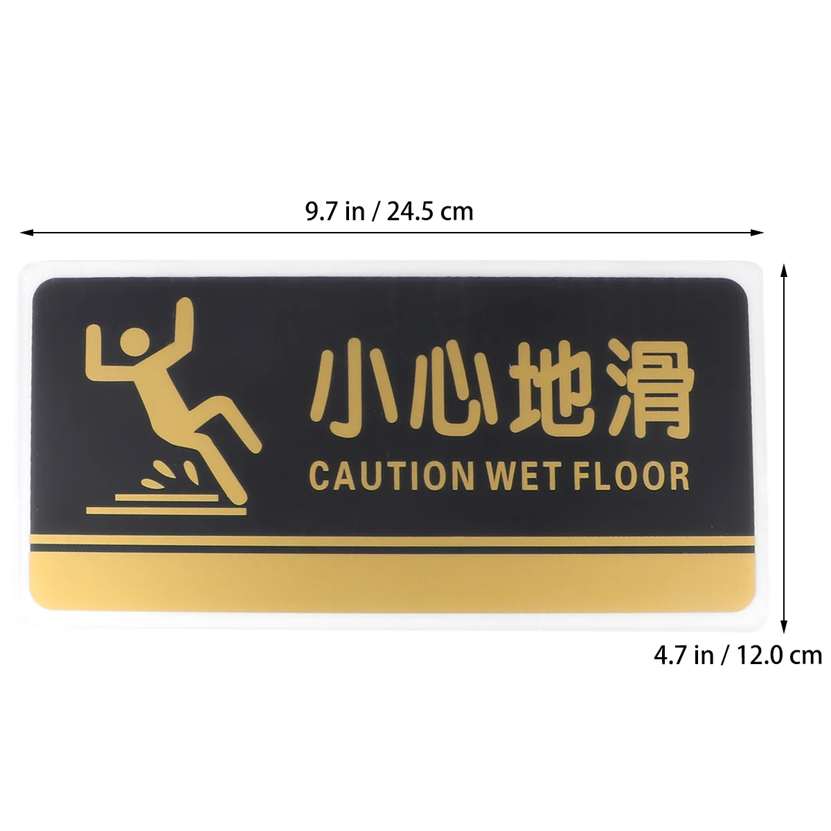 2 قطعة الحذر الرطب الطابق لافتة الاكريليك أرضية حمام السباحة تسجيل متعددة الأغراض الجدار ملصق للمرحاض مطعم حمام سباحة المرور