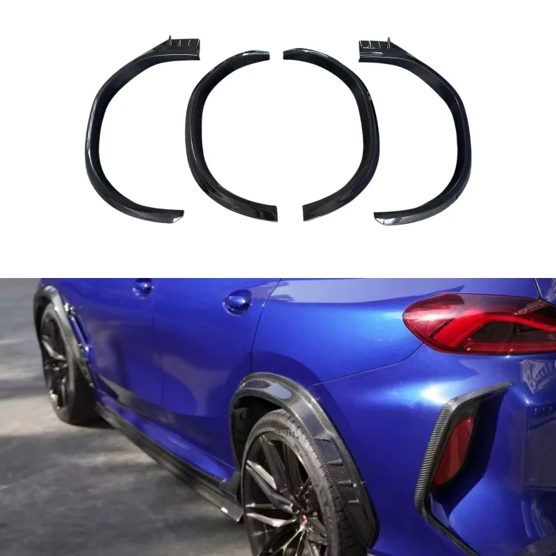 

Perfect Installation of High-quality Dry Carbon Fiber Wheel Arch Decoration Body Kit for BMW X6M Upgrade AD Style