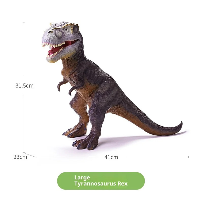 ريكس تيرانوصور ريكس نماذج للحيوانات لعبة على شكل ديناصور تمثال سطح المكتب حلية جمع هدية عيد هدية عيد ميلاد تعطي للأصدقاء