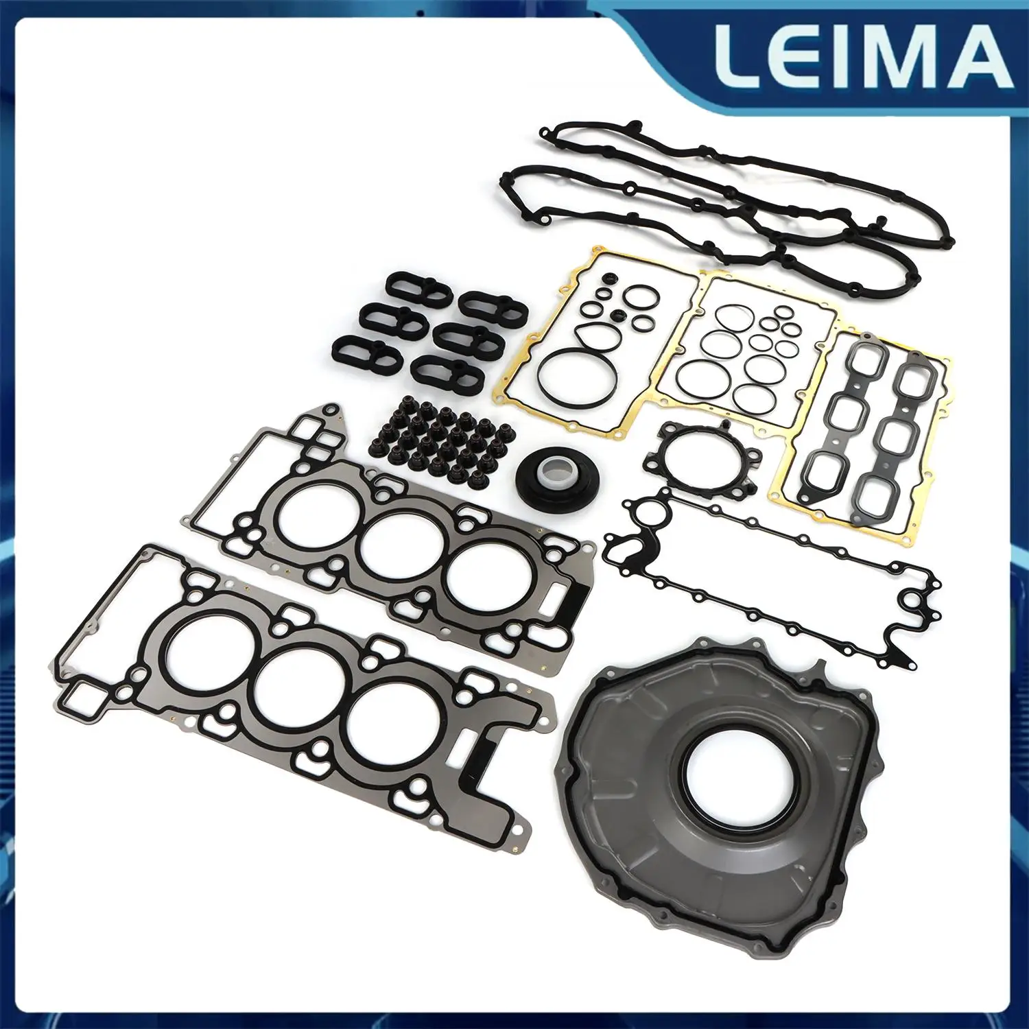 

1set AJ126 Engine Gasket Set For Jaguar F-Pace F-Type XF XE XJ For Land Rover Range Rover Discovery LR4 3.0L V6 Gas Engine Parts