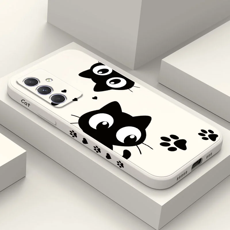 

Love Cat Claw Phone Case For Samsung Galaxy A55 A35 A25 A16 A15 A06 A05 A05S A54 A34 A24 A14 A04 A04S A04E 4G 5G Cover