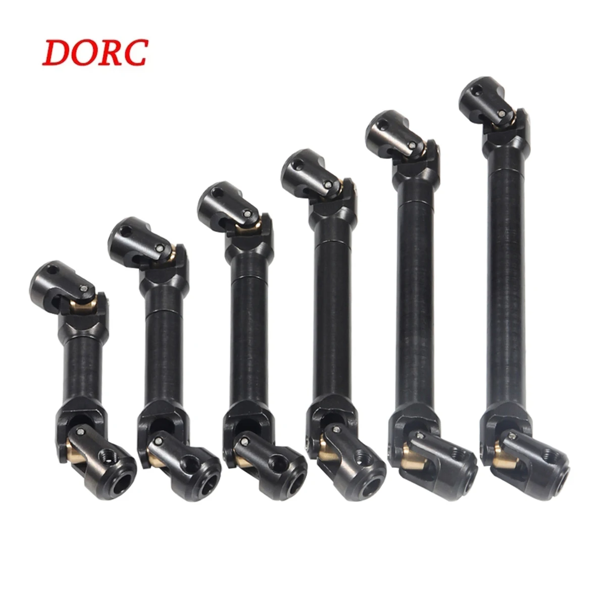 Internal Spline Metal Cardan Shaft Universal Joint Driveshaft for 1/10 RC Crawler TRX6 SCX10 II III VS4 Capra Element Enduro TF2