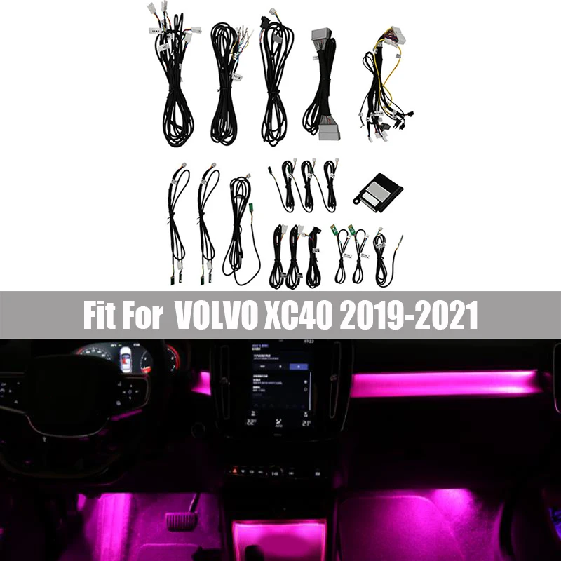 

14 Light Source Illuminated Car Styling LED Ambient Light Suitable for VOLVO XC40 2019 2020 2021