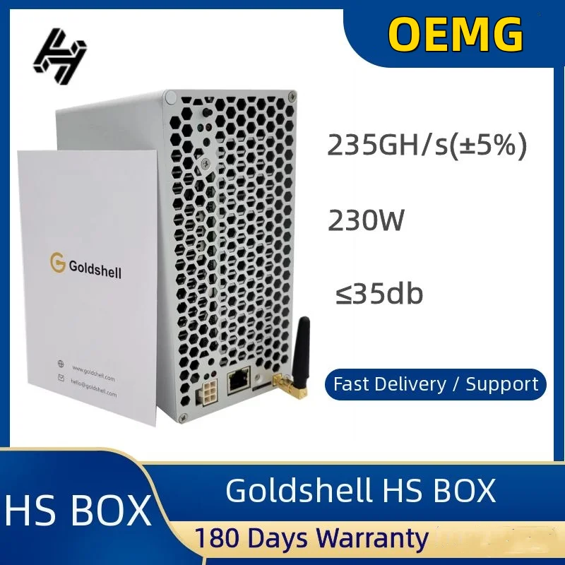 

In Stock New HNS Miner Goldshell HS BOX 235GH/s Blake2B + SHA3 HandShake Is Better Than HS1 SH3 SH5 Mini-DOGE