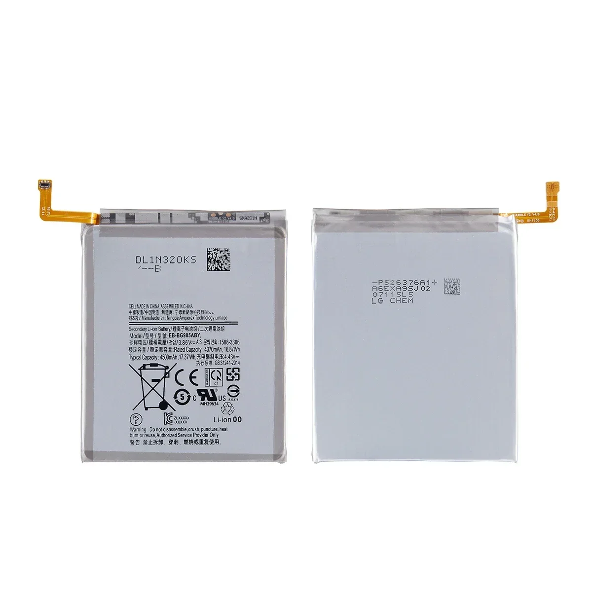 Nuovissima batteria di ricambio da EB-BG985ABY 4500mAh per Samsung Galaxy S20 Plus S20Plus S20 + batterie per telefoni cellulari + strumenti