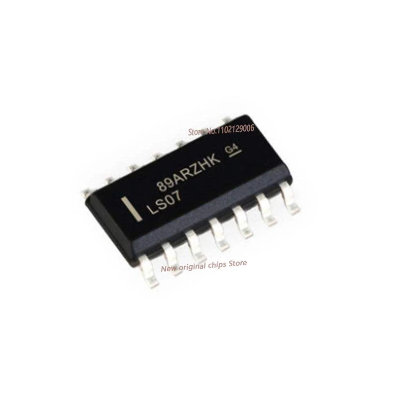 LS07 SN74LS07DR SN74LS07  SOIC14     100% Original Brand New  10PCS/lot