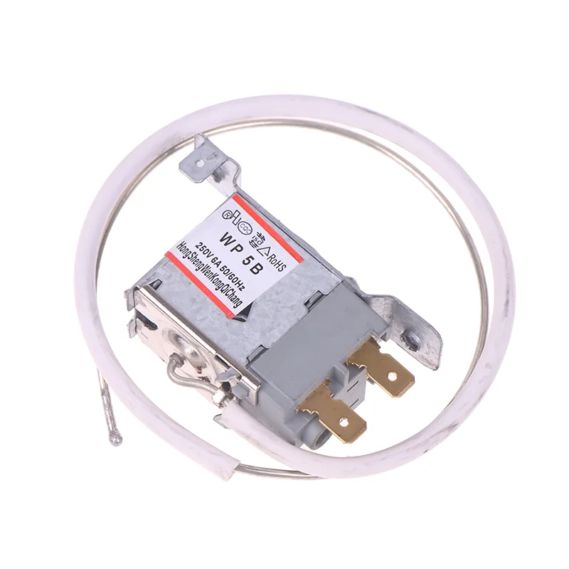 Termostato per frigorifero 50/60 Hz CA 250 V 6 A WP5B 2 pin con robusto cavo metallico da 50 cm