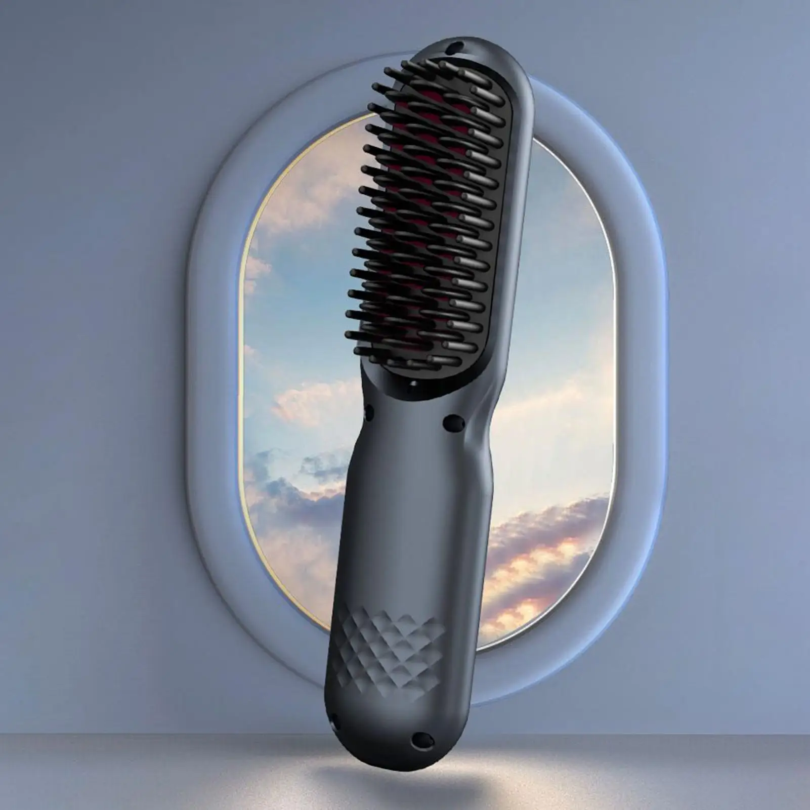 فرشاة فرد الشعر بقدرة 3600 مللي أمبير في الساعة، مشط استقامة لاسلكي للأيونات السالبة من الجيل الخامس، مشط منزلي غير تالف