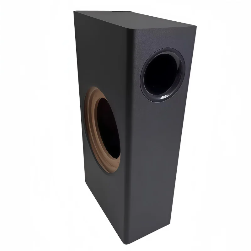 6-inch Car/Home Subwoofer Empty Box,DIY Passive Audio Wooden Subwoofer Housing, 1Piece Woofer Box, Bass-sound Box,Hole 123mm
