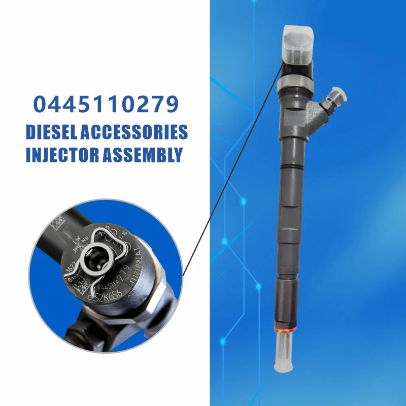 Fuel Injectors 0445110279 0445110281 0445110186 0445110730 0986435150 Fuel Injection Supply Suitable For KIA SORENTO XG2224
