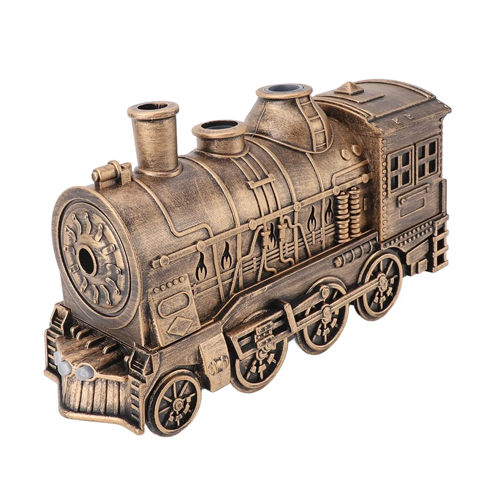 Train Shape Humidifier Double Outlets Fragrance Cool Mist Diffuser for Bedroom Office Desktop 300ml Capacity
