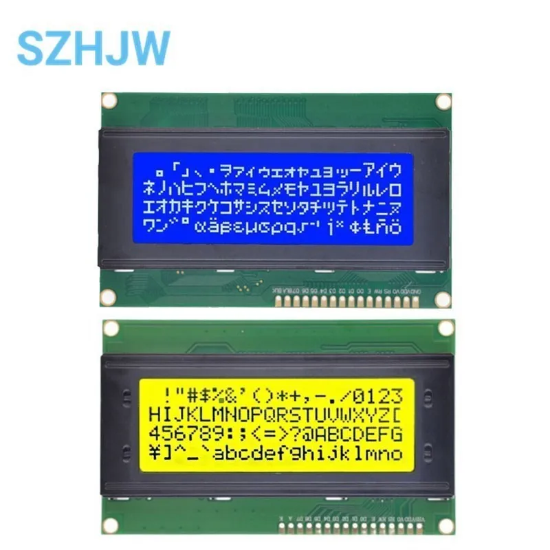 2004A LCD2004 Blue / Yellow-Green LCD Screen Module LCD Display Module Blue Yellow-Green IIC/I2C 3.3V/5V For Arduino Dit Kit