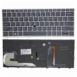 100%New US For HP Elitebook x360 830 G5 830 G6 730 G5 735 G5 836 G6 English Laptop Keyboard Pointing Backlit