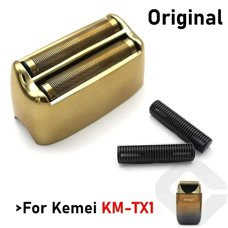 

Kemei KM-TX1 TX10 Original Quality Replacement Double Foiled Blade Net Cover Electric Shaver Repair Accessories Wholesales