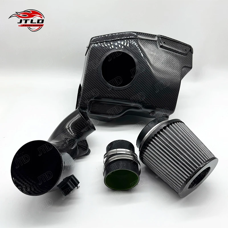 

JTLD Car Orginal Data Development For toyota Supra A90 B58 3.0T Pure Dry Carbon Fiber Cold Air Intake System