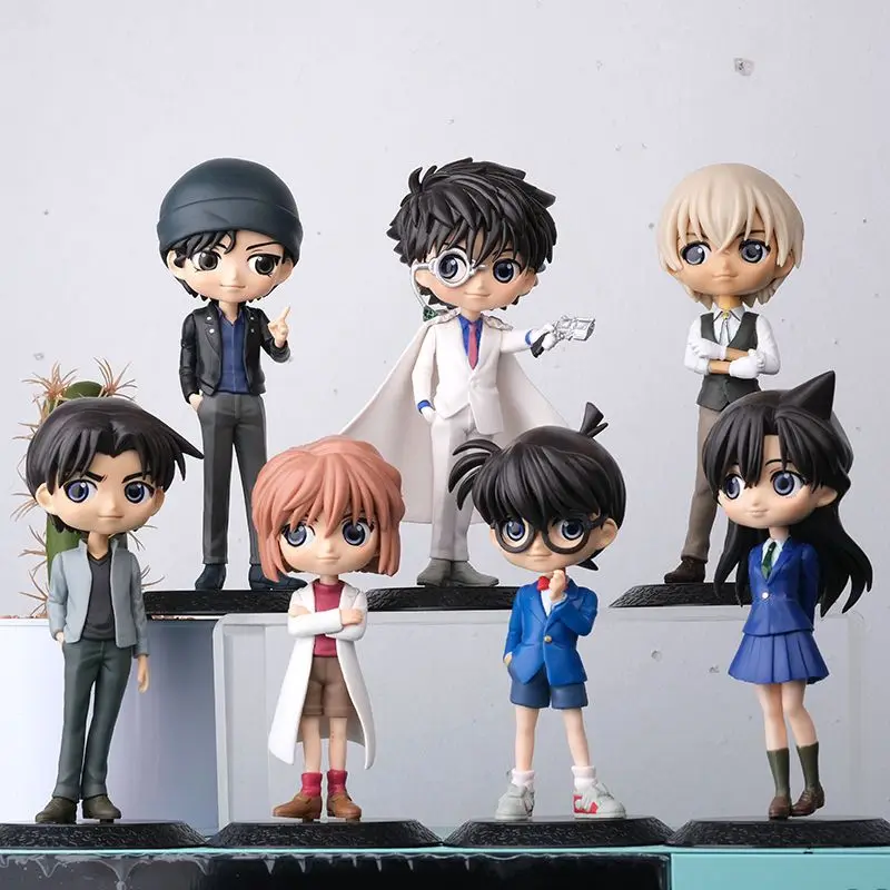 Figuras de Detective Conan kawaii, periféricos de anime, Kaitou Moriran Kidd, figuras de oficina hechas a mano, juguetes, adornos de decoración de pasteles, regalos, nuevo