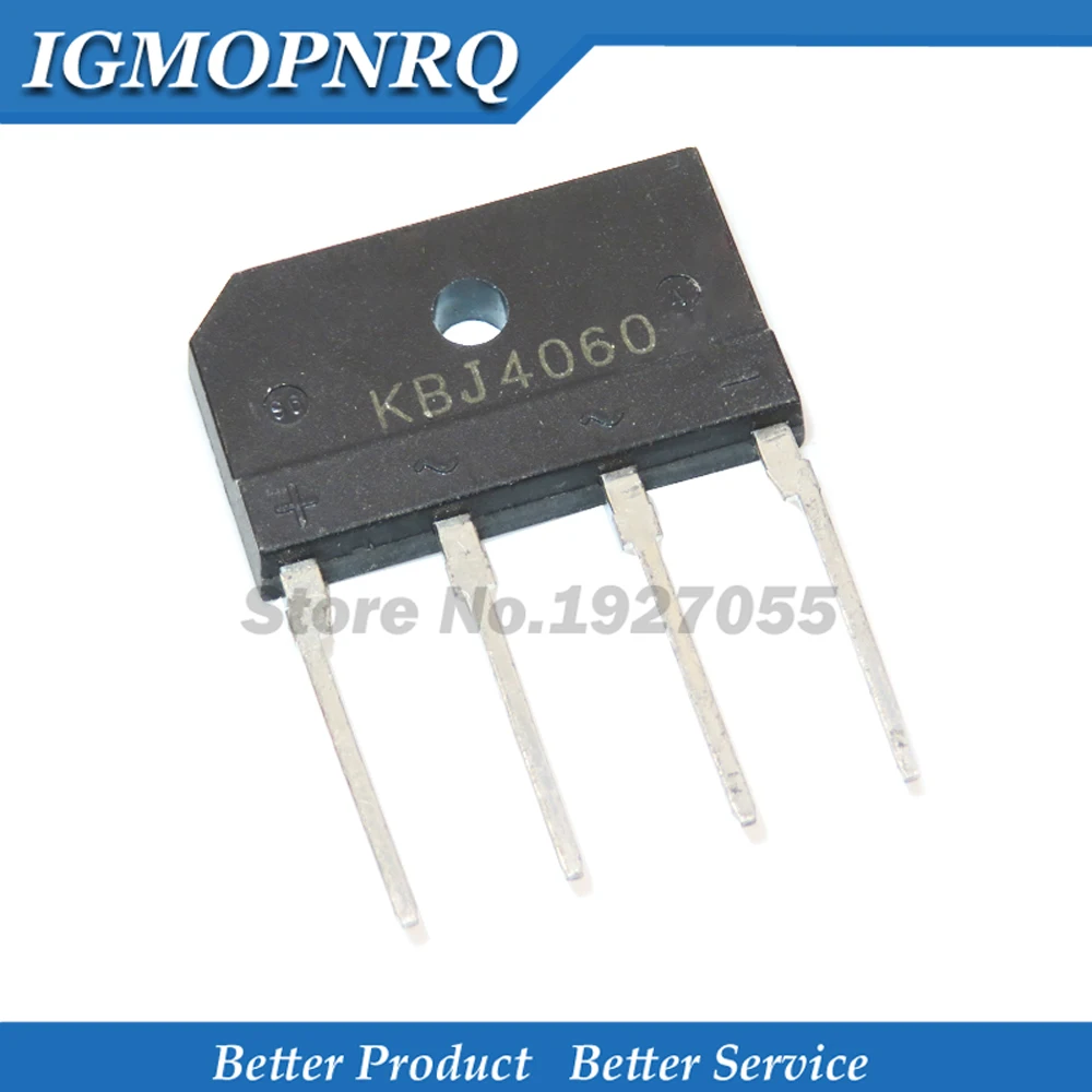 5PCS KBJ406 KBJ406G ZIP Diode Bridge Rectifier New