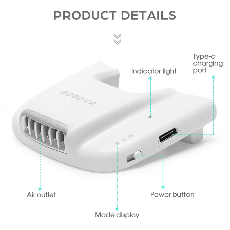 Nowy F2 dla Oculus Quest2 Active Air Fan No Fog Facial Interface Face Pad Relieve Fogging M2 Pro Strap B2 Battery Pack C2 Case
