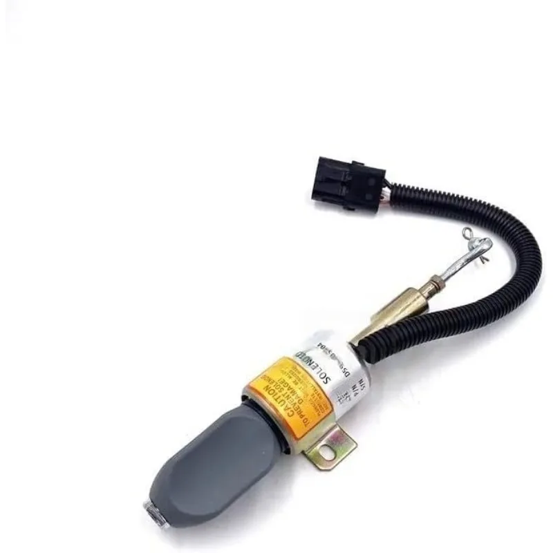 Engine Shutdown Solenoid Valve D59-105-04 for Yuchai & Shangchai 6114 Engines – t for XCMG 915 ( SA-4813 Equivalent)(12V)
