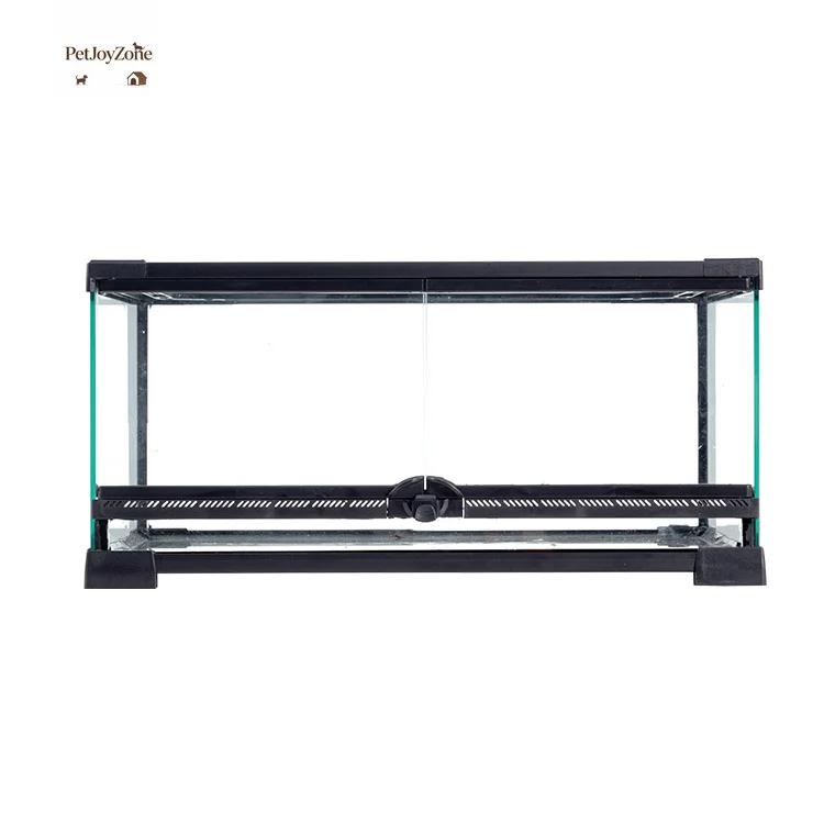PetJoyZone Leopard Gecko Starter Kit ST01-RHK453022 Eco-Friendly Reptile Glass Terrarium With 45x30x22cm Dimensions