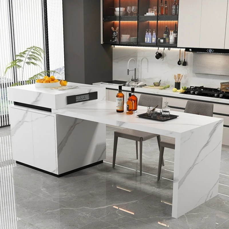 Rock Plate Dining Tables Minimalist Design Modern Design Restaurant Dining Tables Luxury Retro Home Furniture Mesa Comedor Lsdt