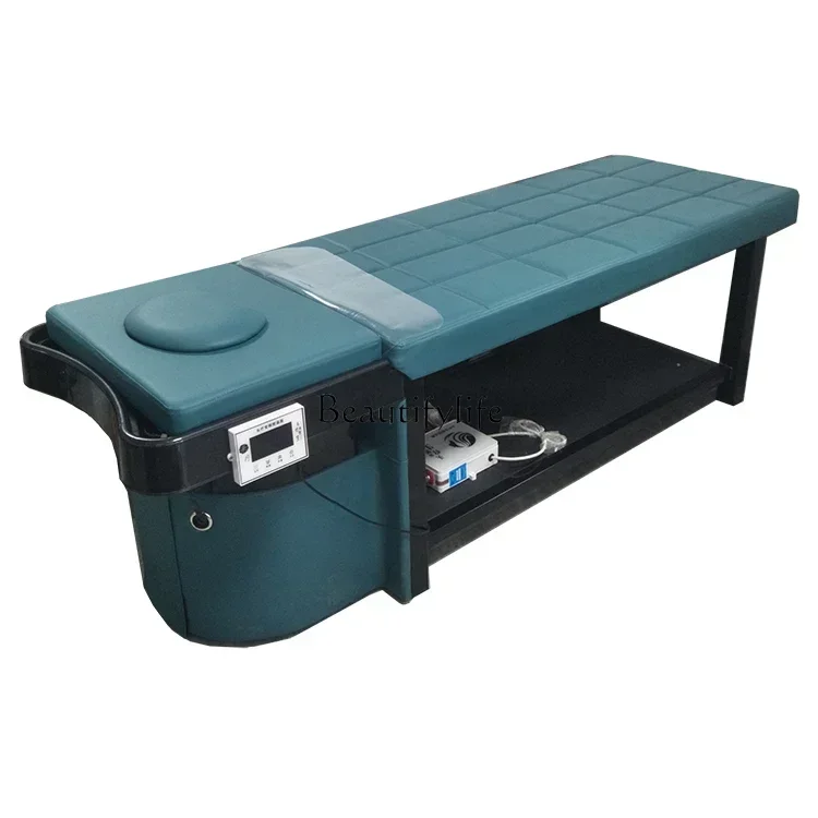 

35Head Therapy Shampoo Chair Constant Temperature Circulating Bed Fumigation Heating Head Therapy Bed Thai Style