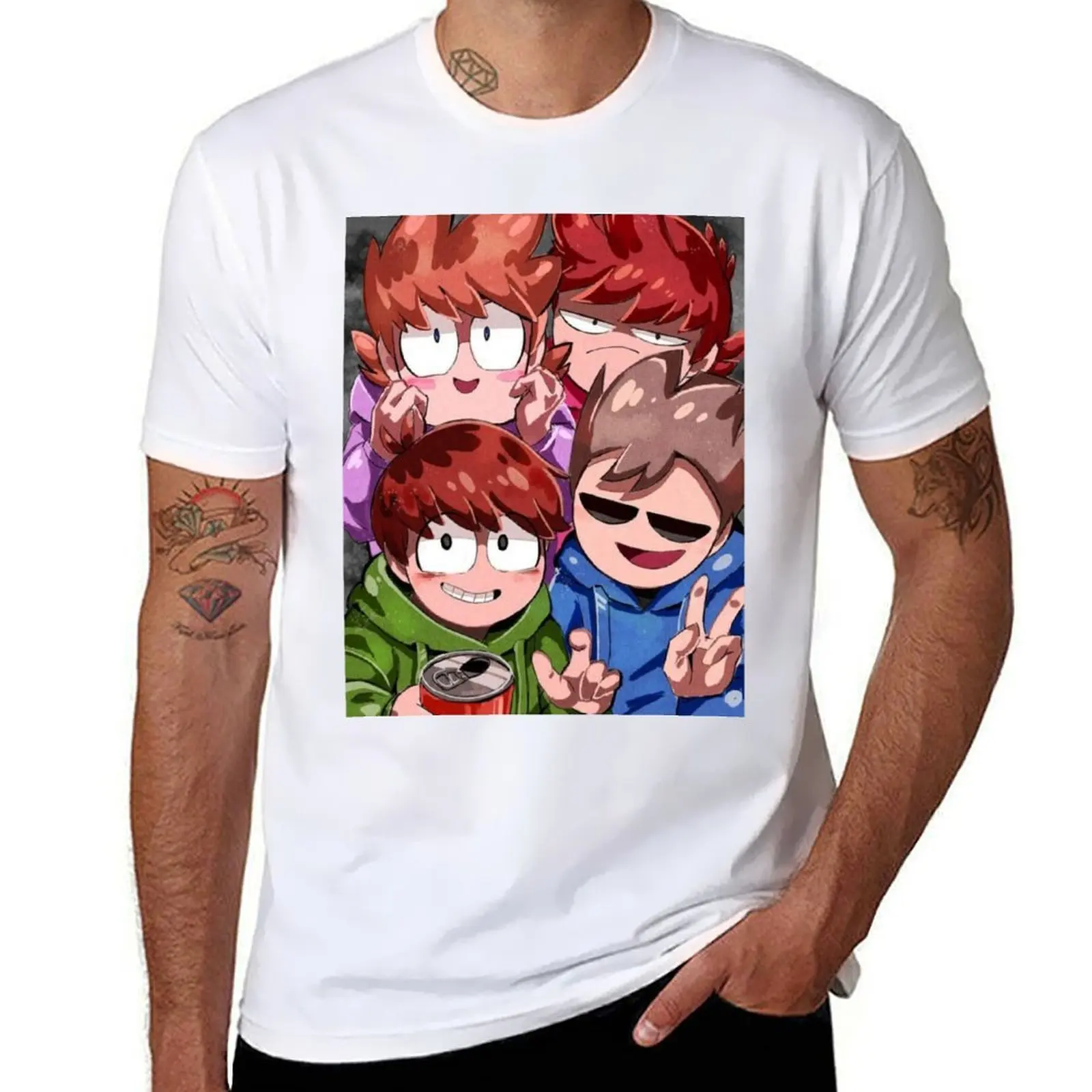 

Eddsworld T-Shirt t shirts cotton 100% funny t shirts cotton T-Shirt