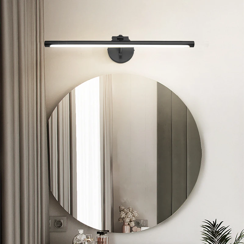 All-copper Bathroom Vanity Mirror Lights LED Bathroom Dressing Table Mirror Cabinet Lamp Bathroom Mirror Light Wall Light